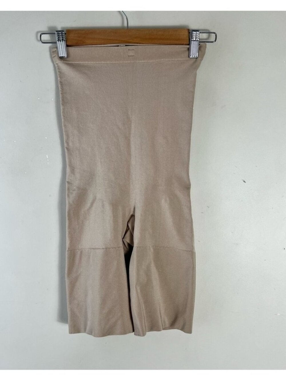 Spanx Shapewear Short High Waisted Beige Size Large Slimming